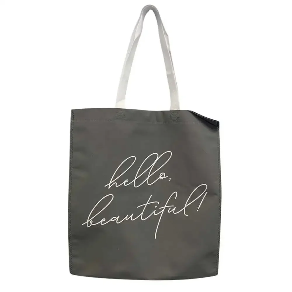 New Upcycled Hand Printed Valentine Love Leopard Kiss Lips Shopper Tote Bag - Picture 3 of 4
